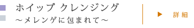 ホイップクレンジング 〜メレンゲに包まれて〜