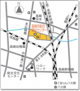 高崎市総合福祉センター地図i-map